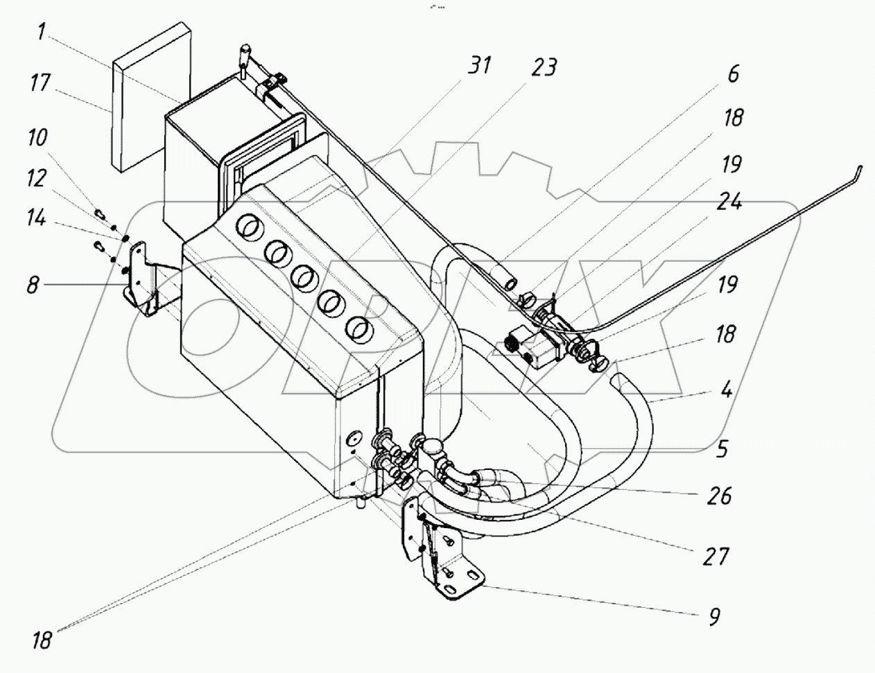  202030300000 00 Установка климатической системы