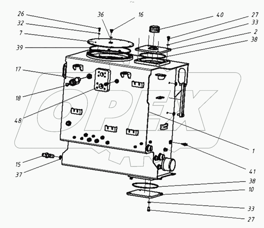  202040200000 10 Бак гидравлический