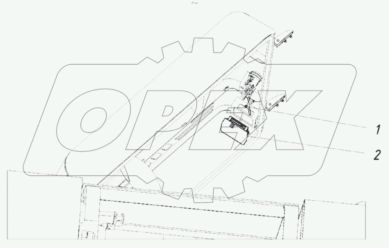  Плафон капота