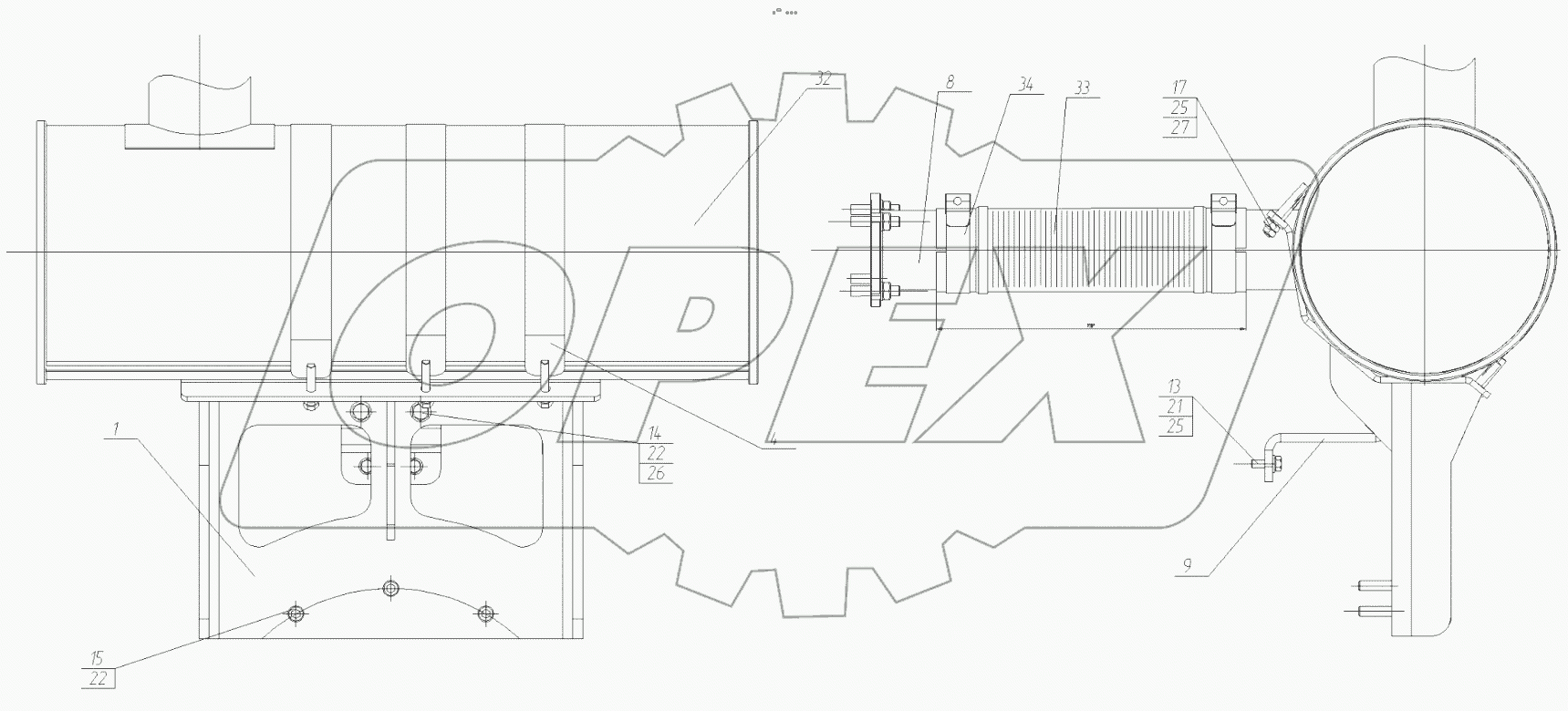  225-05-28.01.000-01 Установка глушителя