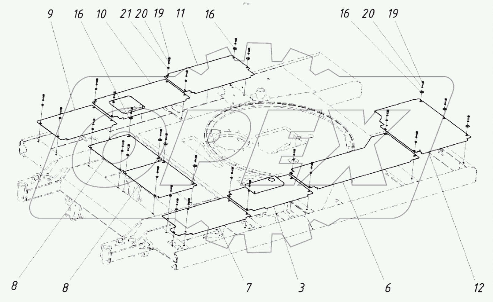  202130000000 01 Установка поддонов