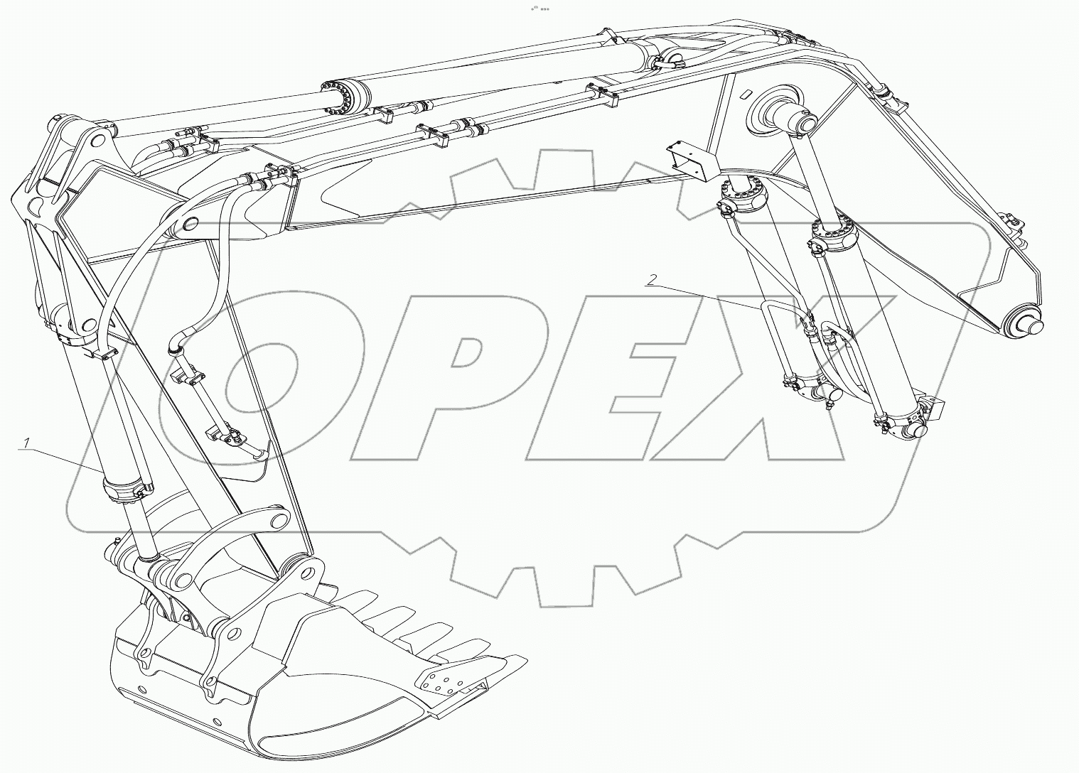  203ХХ0000000 ХХ Исполнения рабочего оборудования
