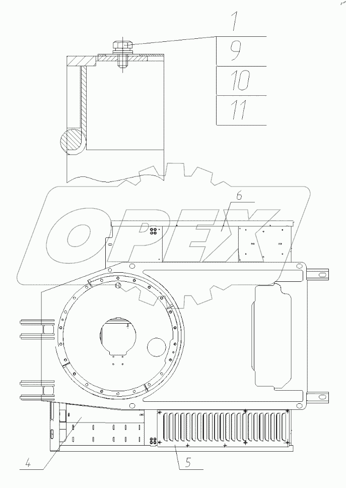  Установка поддонов. 235-00-00.02.000
