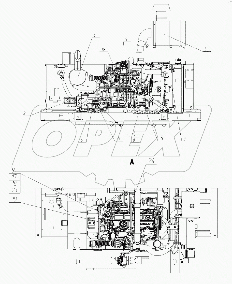  Установка силовая. 235-05-28.00.000