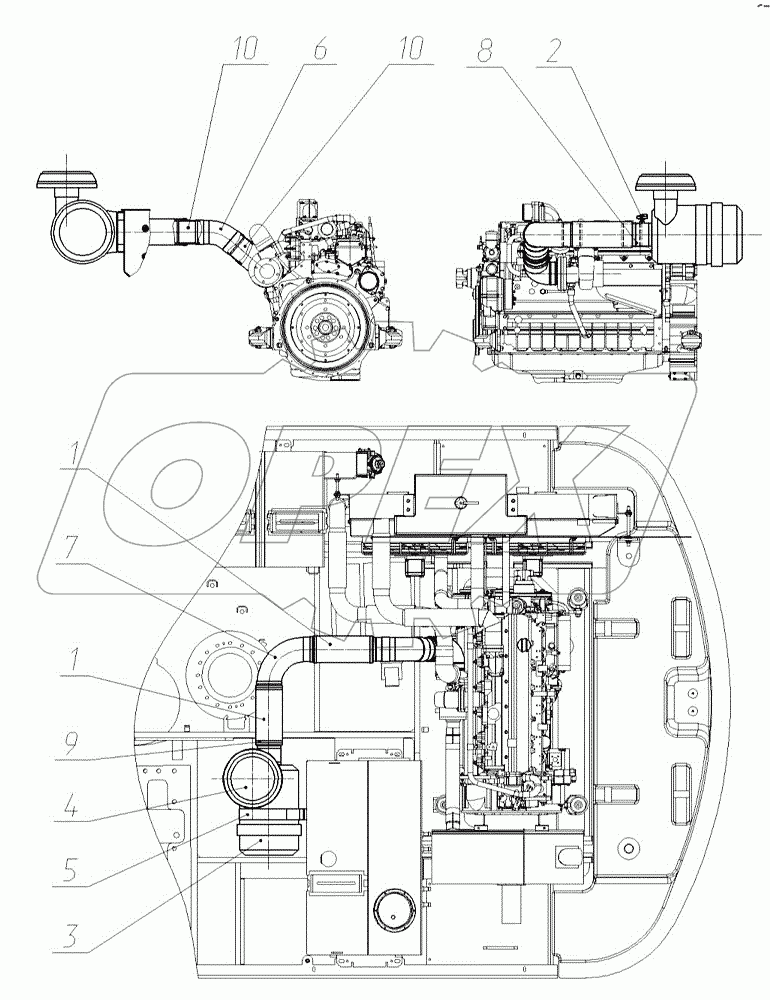 160-00-28.04.000 Установка воздухоочистителя