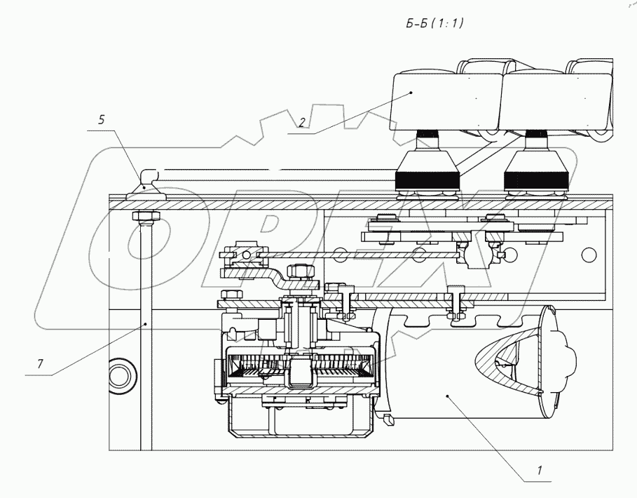  Установка стеклоочистителя. 272.21.00.00.000