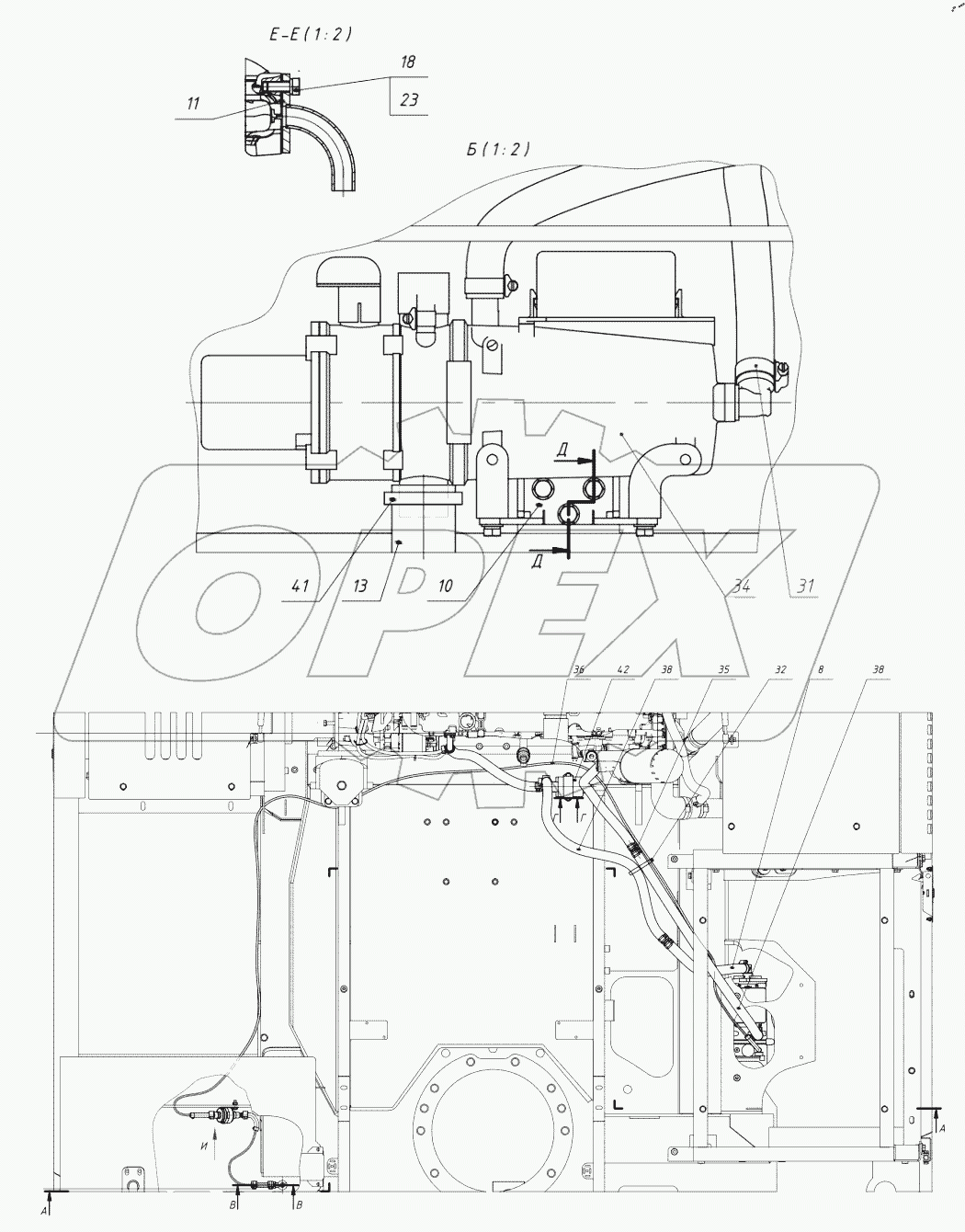  Установка подогревателя. 276.19.00.00.000-19