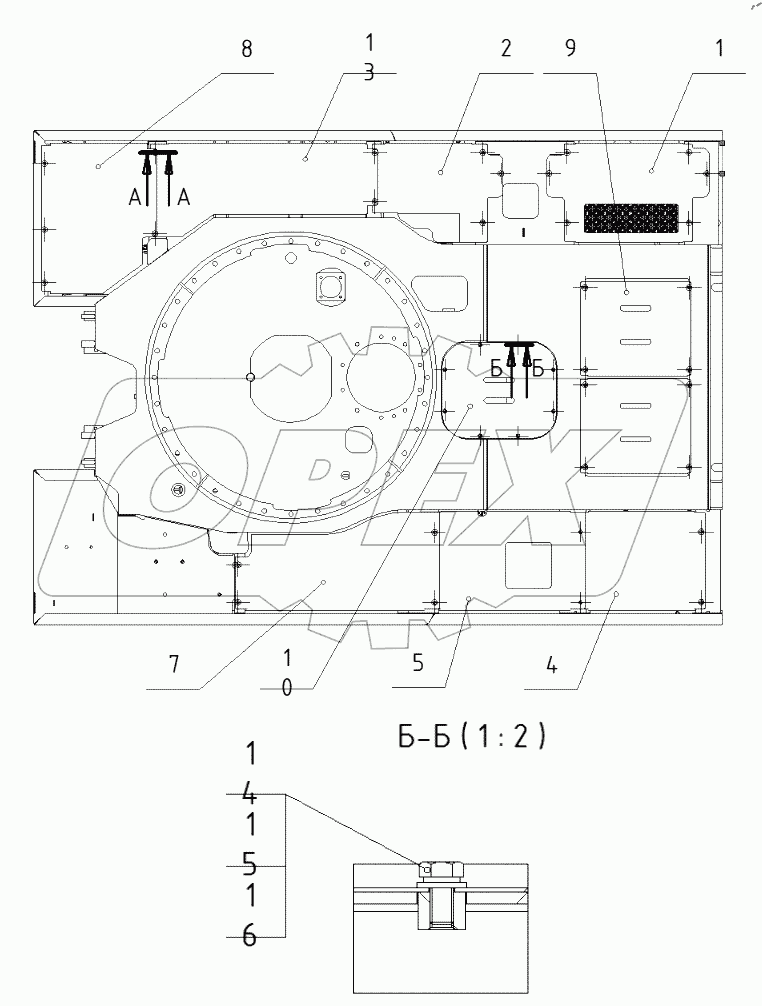  Установка поддонов. 272.13.00.00.000-01