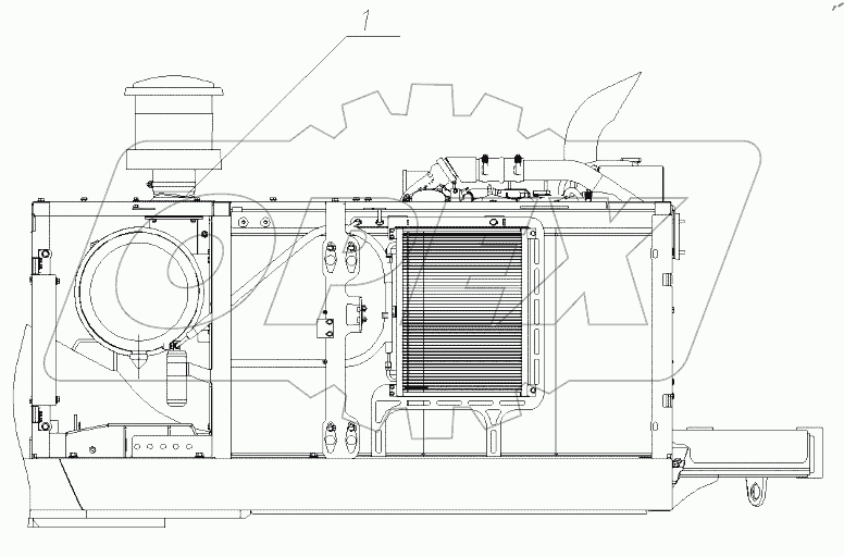  Установка воздухоочистителя. 272.12.10.06.000