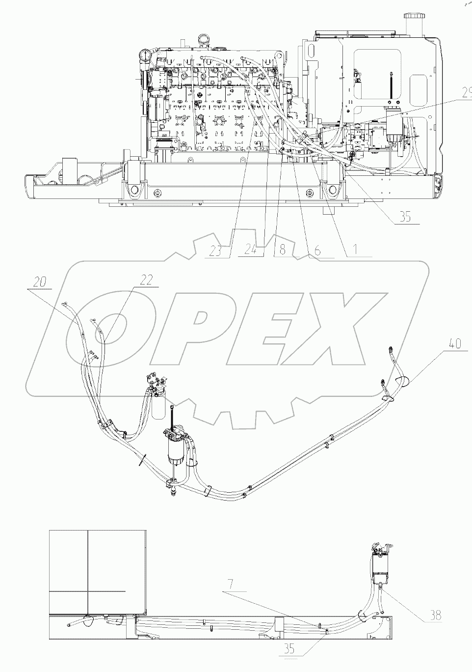  Установка топливопроводов. 360-05-28.05.0000