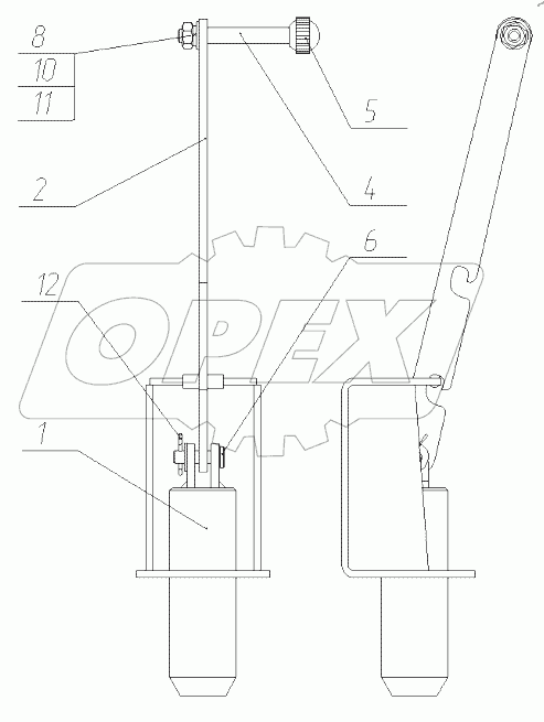  Установка стопора. 202.00.00.00.100