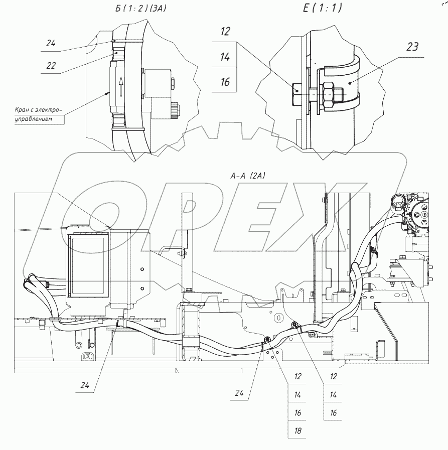  Подключение отопителя. 202.25.00.00.000