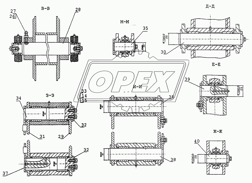 Рабочее оборудование обратной лопаты 2