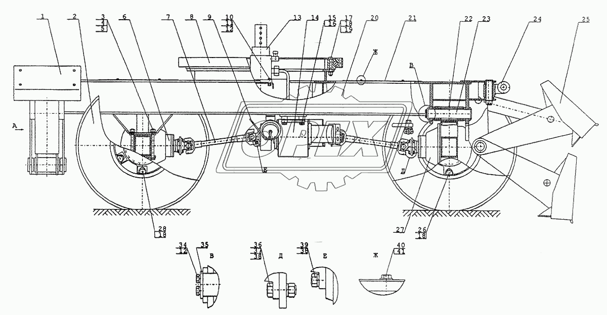 Ход пневмоколесный 1