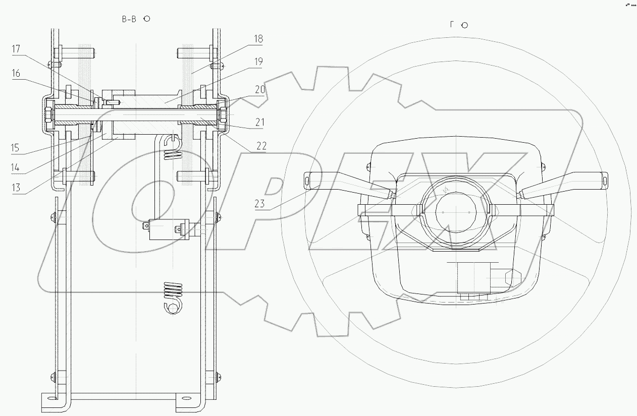 312-20-86.90.100 Колонка рулевая