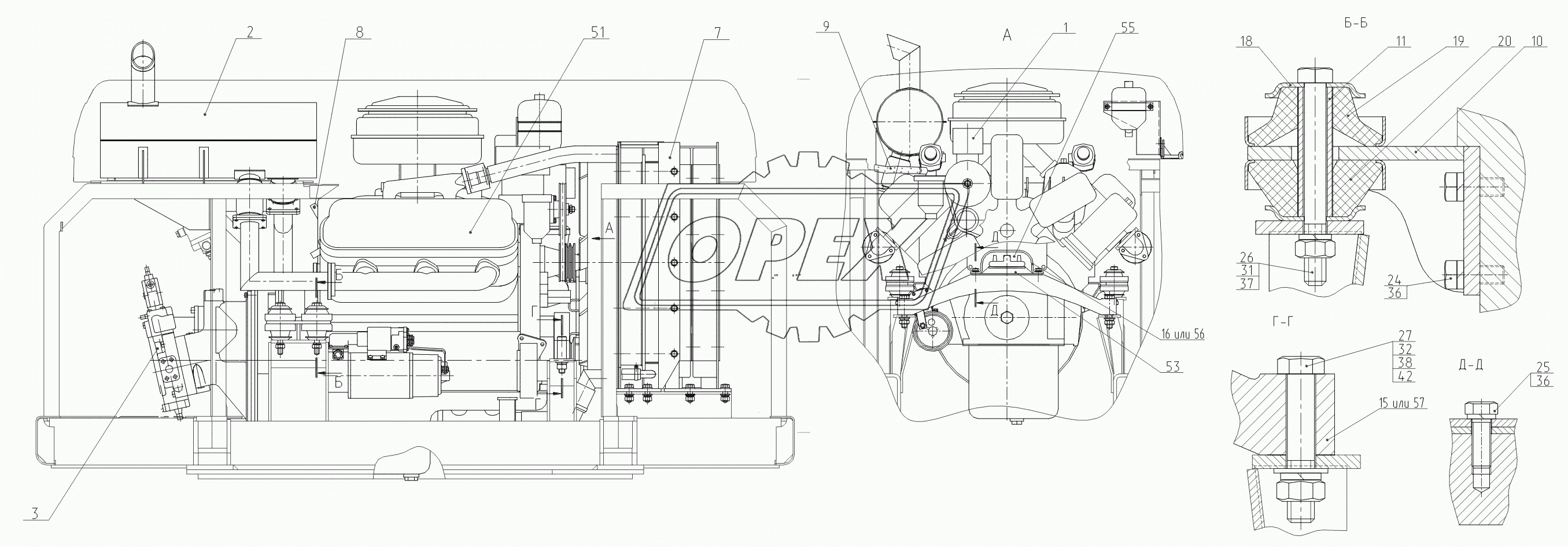 320-00-03.00.000-30 Установка силовая