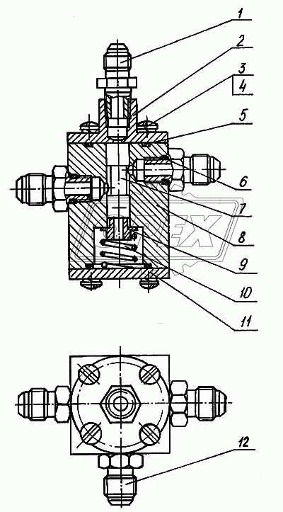 Гидрораспределитель 4