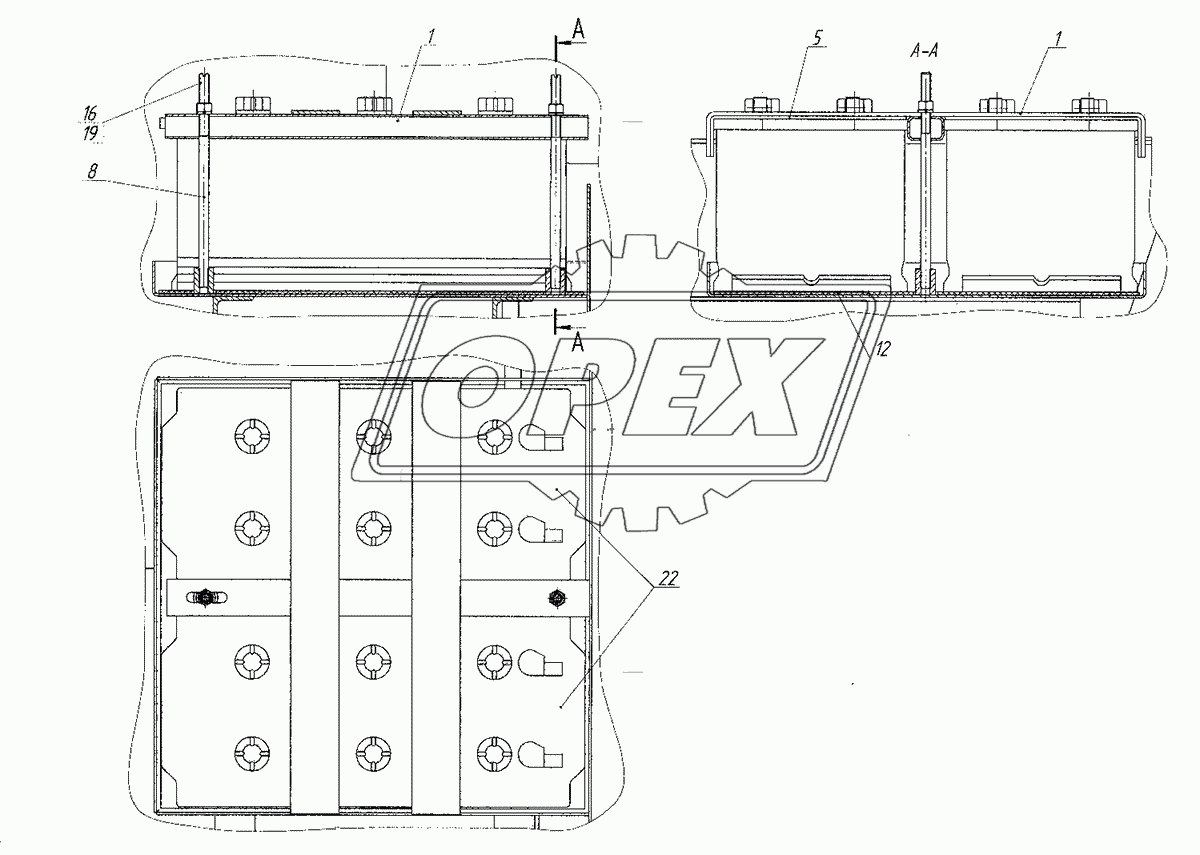 002626510100 00 Установка аккумуляторных батарей