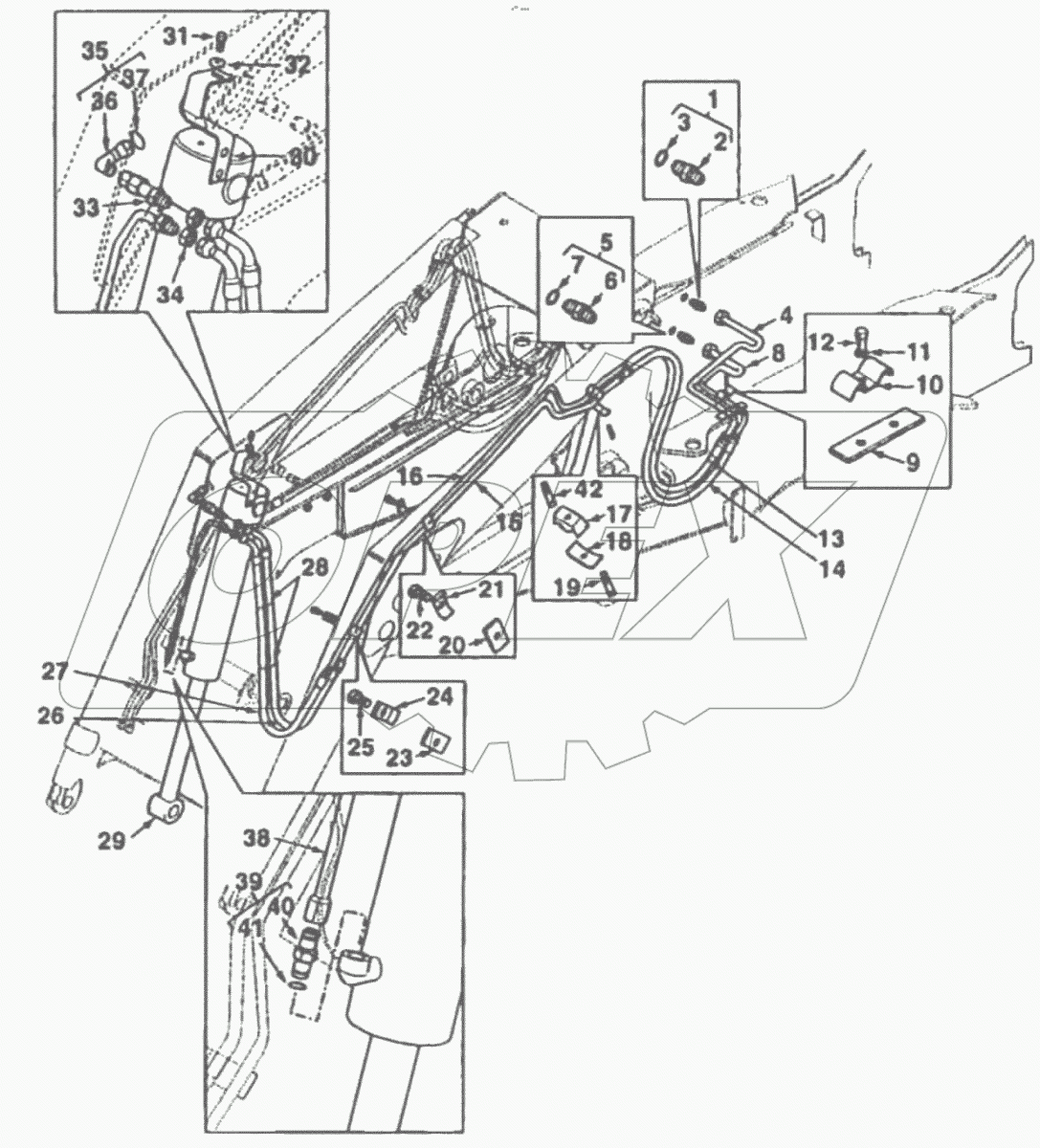  Гидрооборудование/Цилиндр ковша
