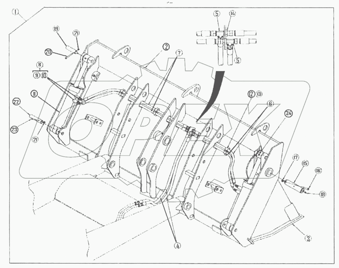  Установка ковша