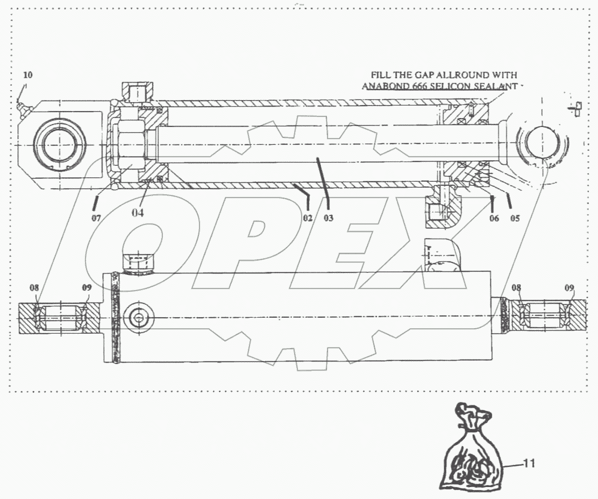  Цилиндр управления