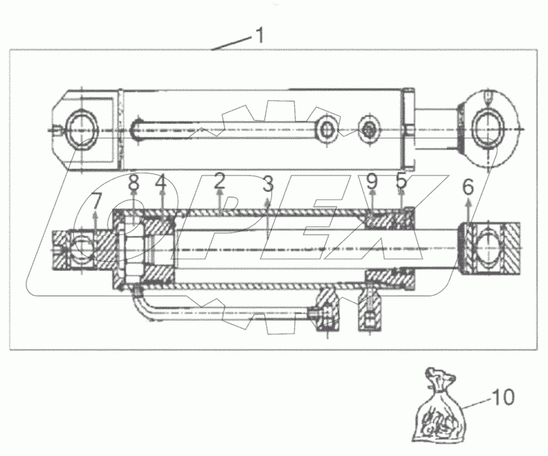  7 в 1 Цилиндр ковша