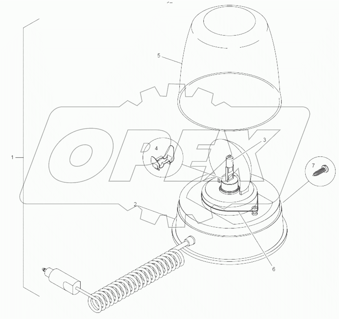  Проблесковый маяк магнитный