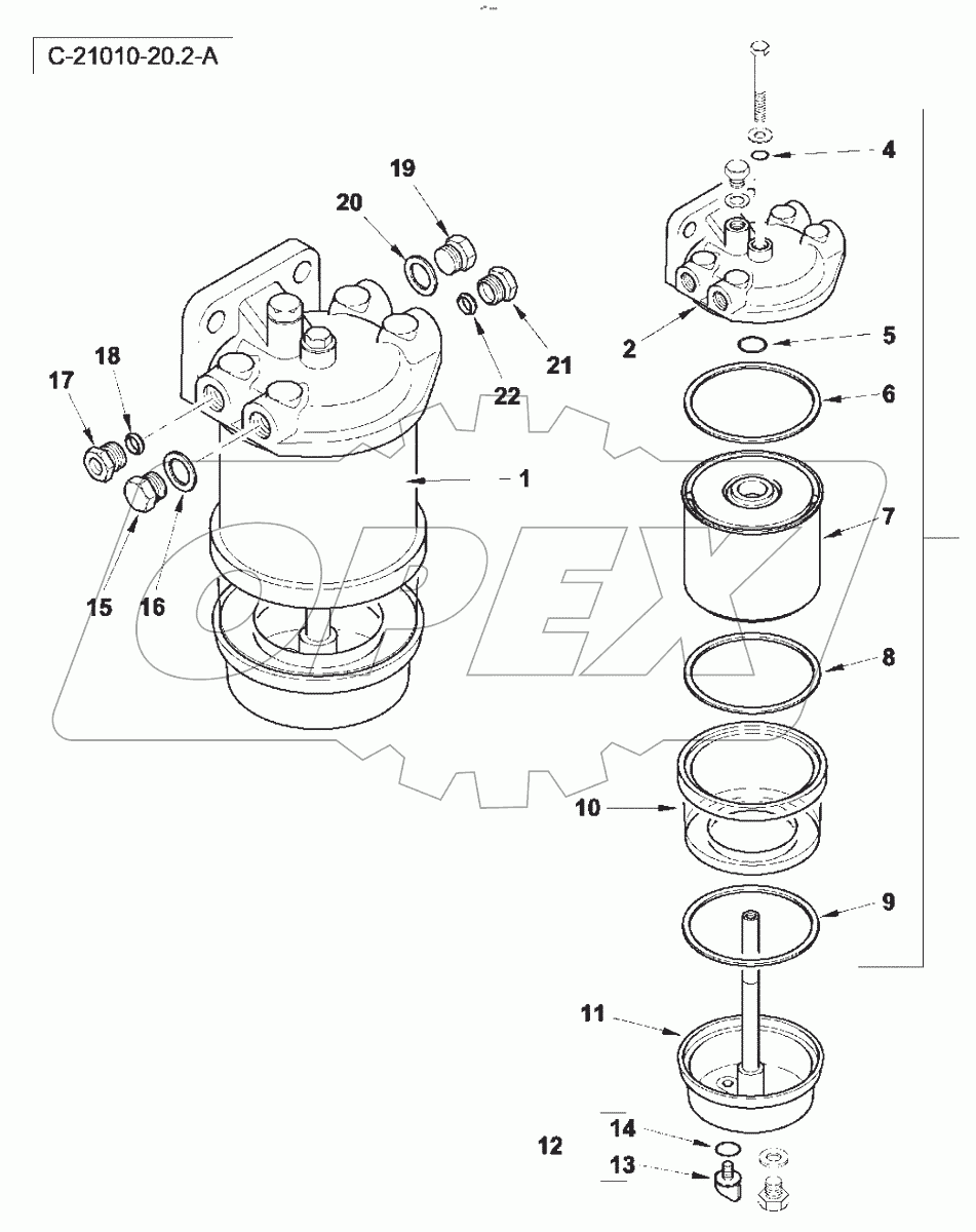  Сепаратор топливной системы
