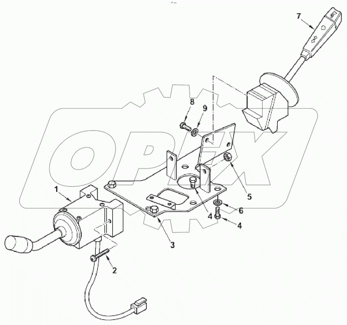  Выключатель вперед/назад на переднем пульте
