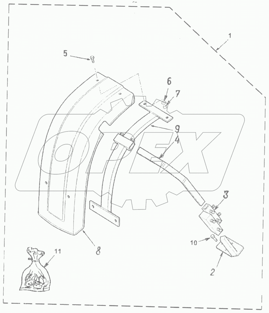  Передние крылья