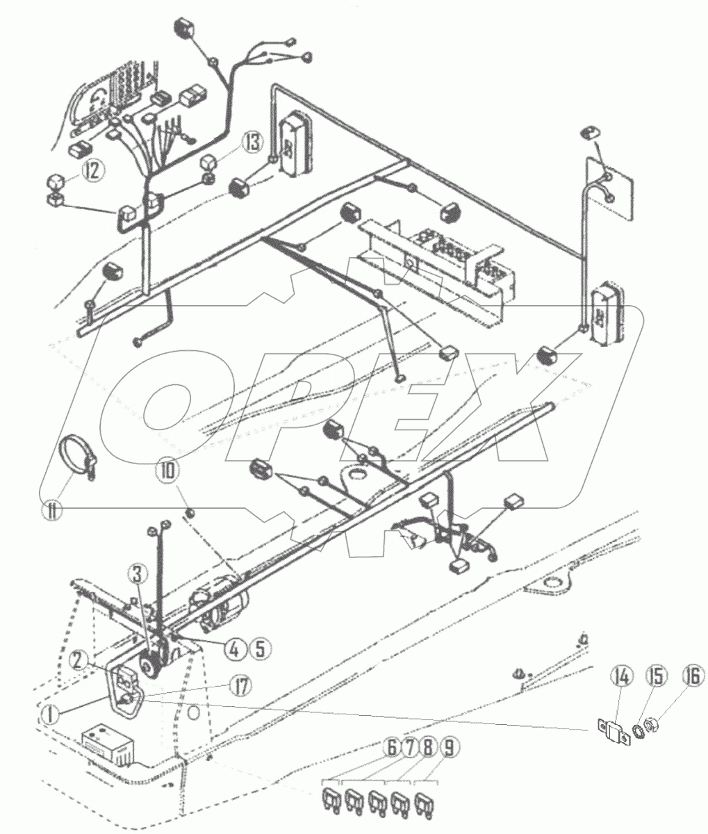  Электрооборудование шасси