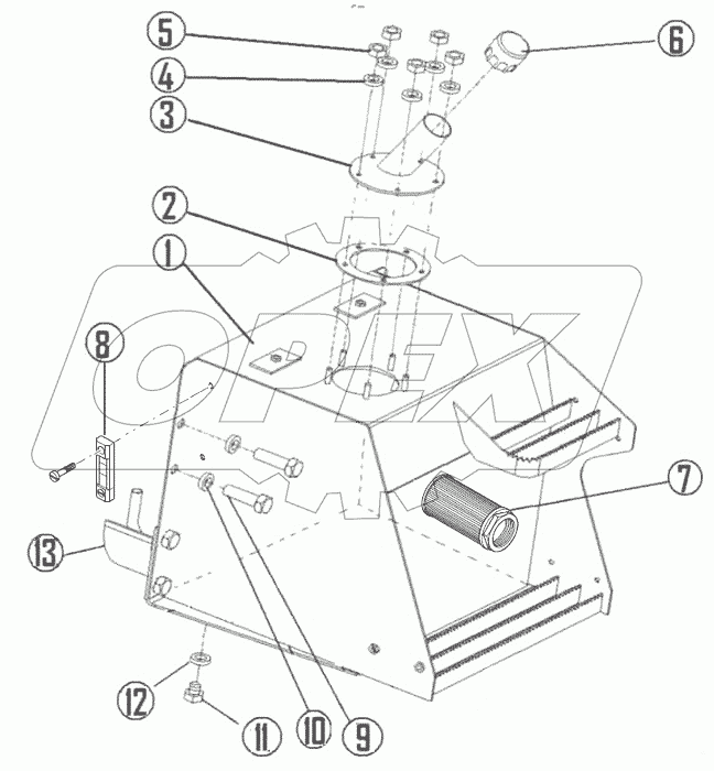  Гидравлический бак