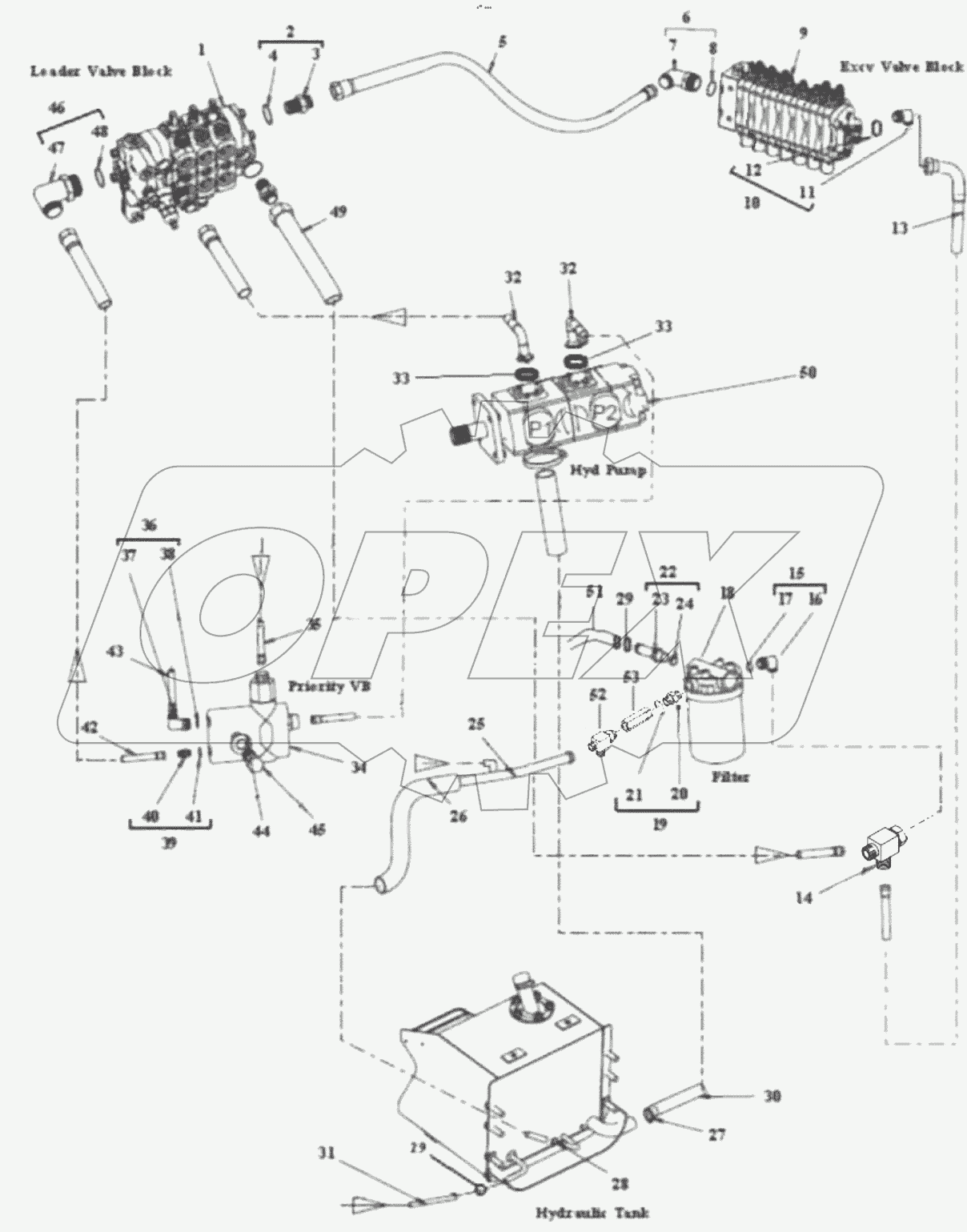  HYDRAULIC EQUIPMENT ARRANGEMENT