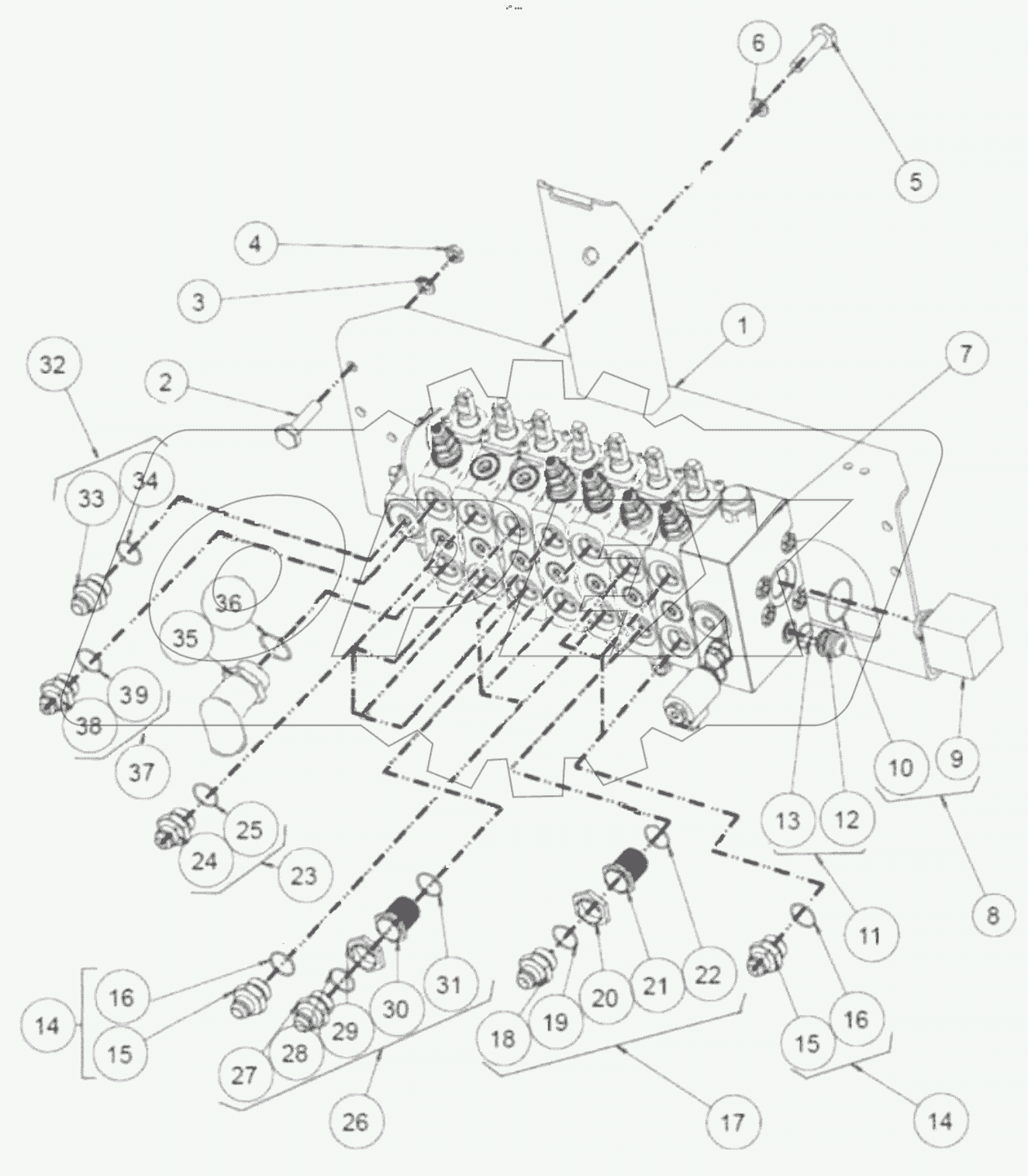  7-SPOOL DIRECTIONAL CONTROL VALVE