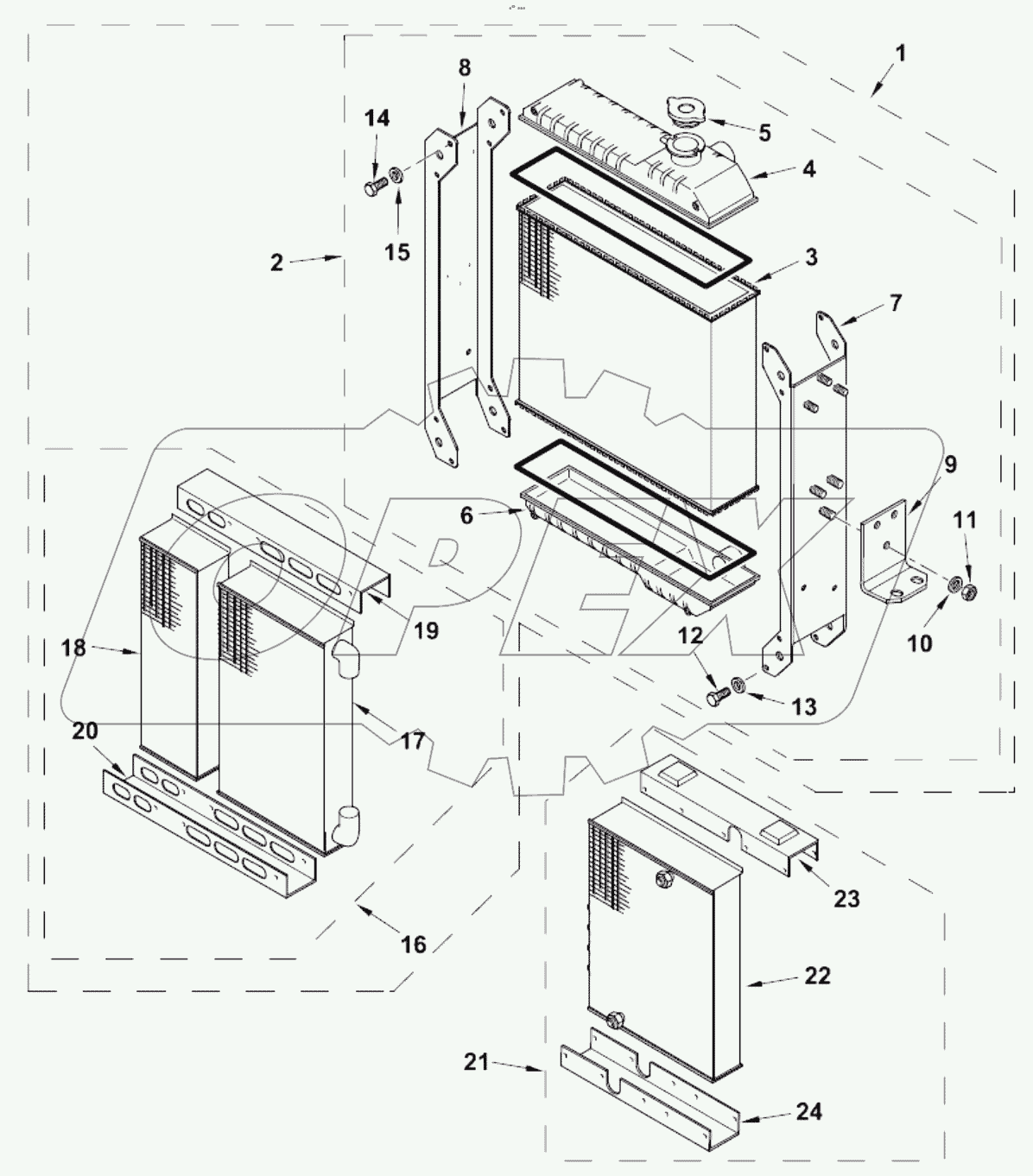  RADIATOR / OIL COOLER/ CONDENSER