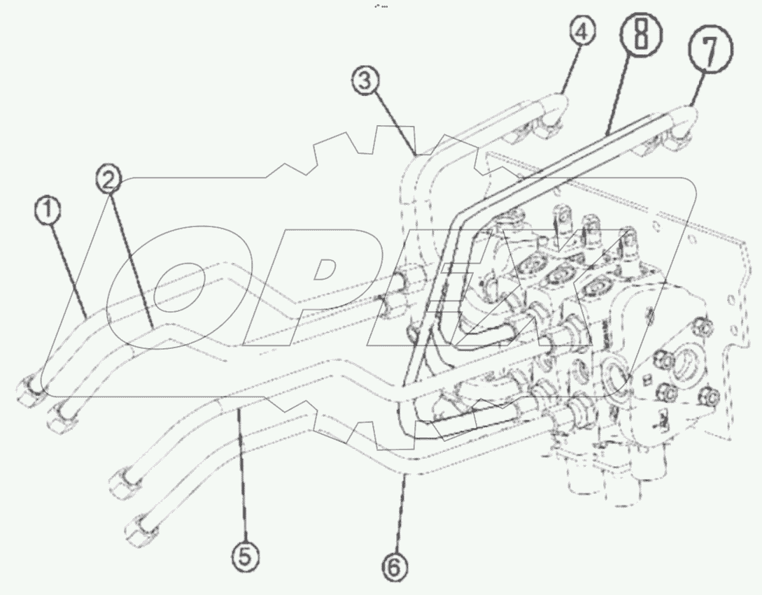 3-SPOOL DIRECTIONAL CONTROL VALVE PIPELINES