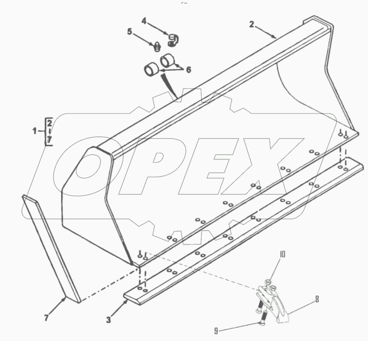  LOADING BUCKET/STANDARD