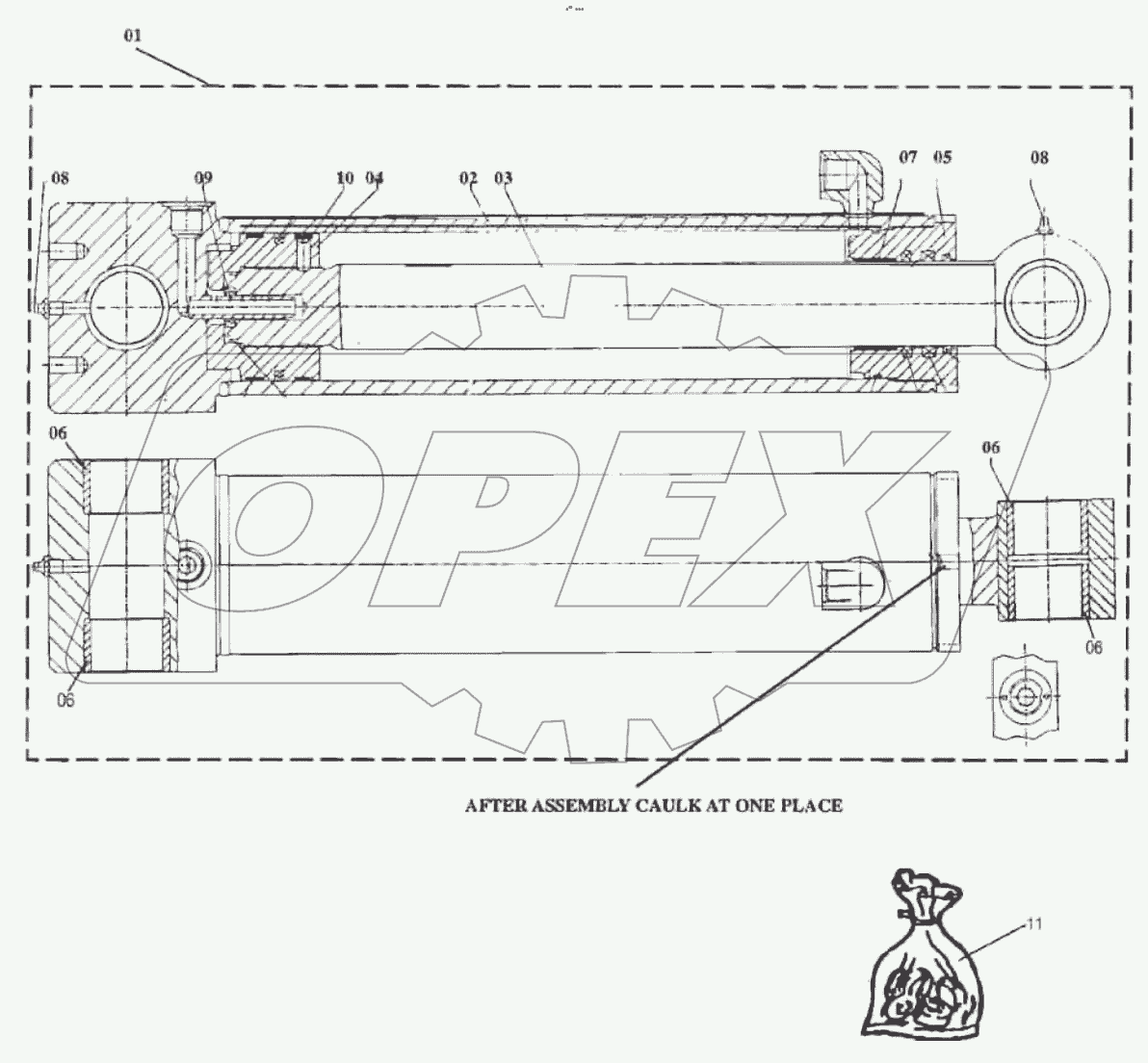  BUCKET TILT CYLINDER