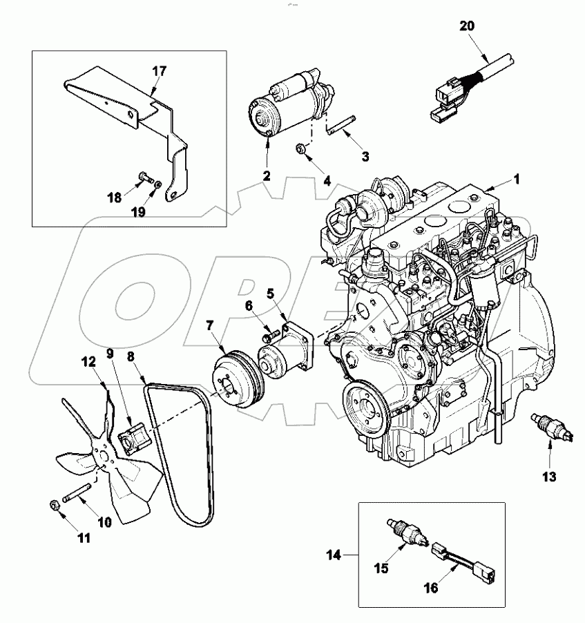  ENGINE, NO AIR CONDITIONING