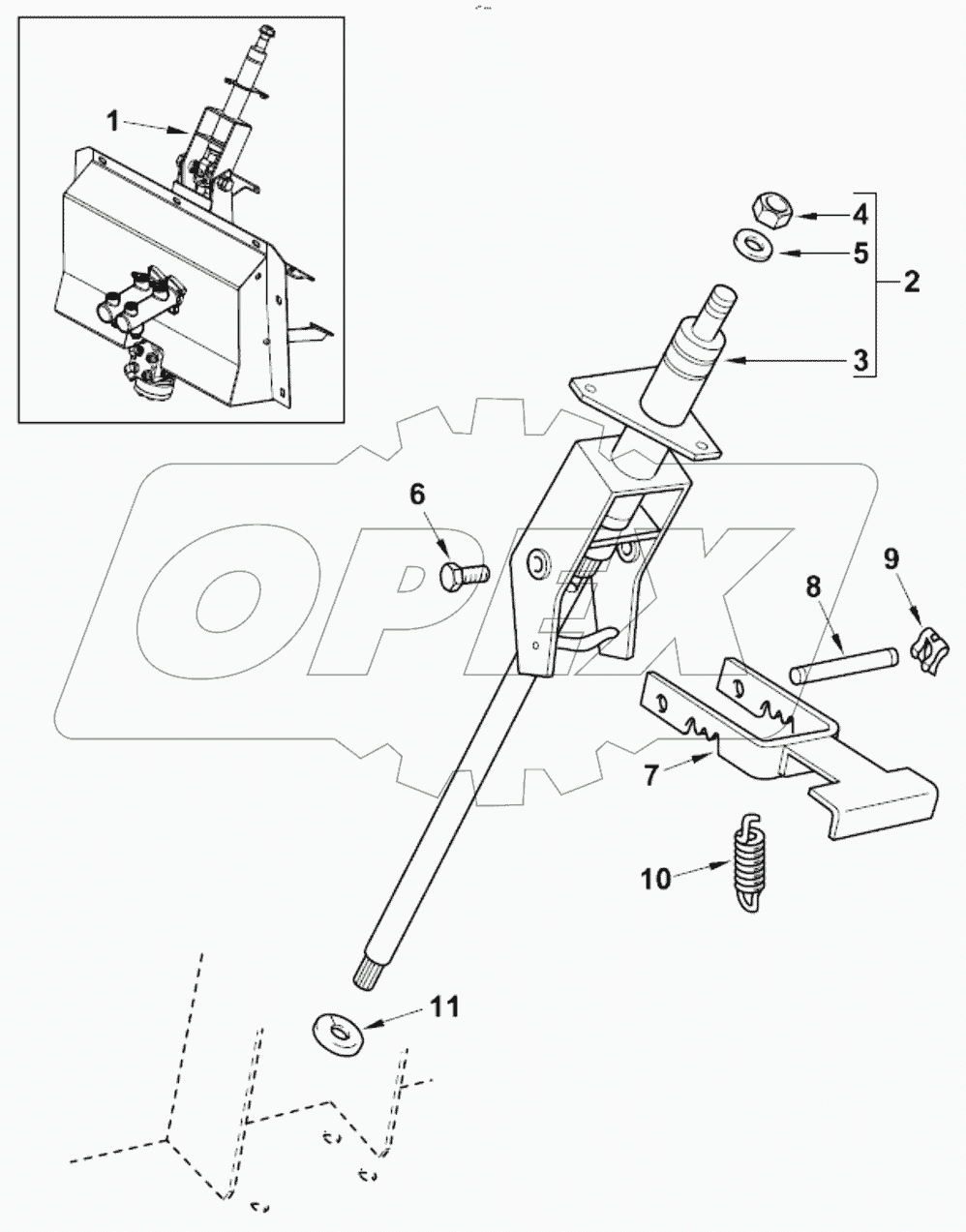  DRIVE WHEELS AND COLUMN