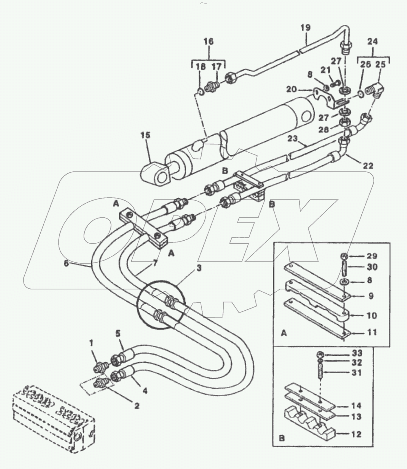  ПРИВОД СТРЕЛЫ ГИДРООБОРУДОВАНИЕ ЭКСКАВАТОРНОЕ