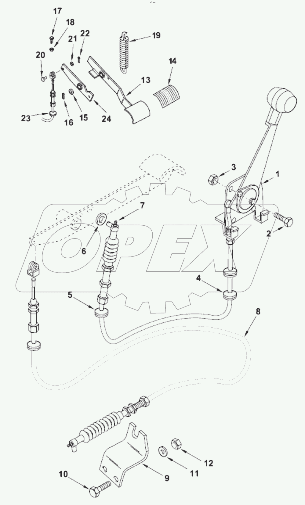  ТРОС ДРОССЕЛИРОВАНИЯ