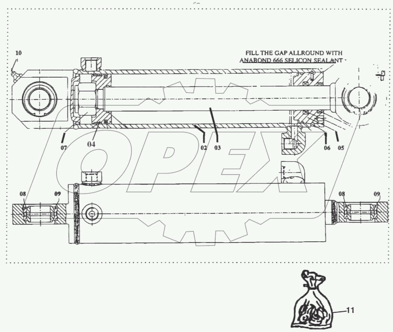  ЦИЛИНДР УПРАВЛЕНИЯ
