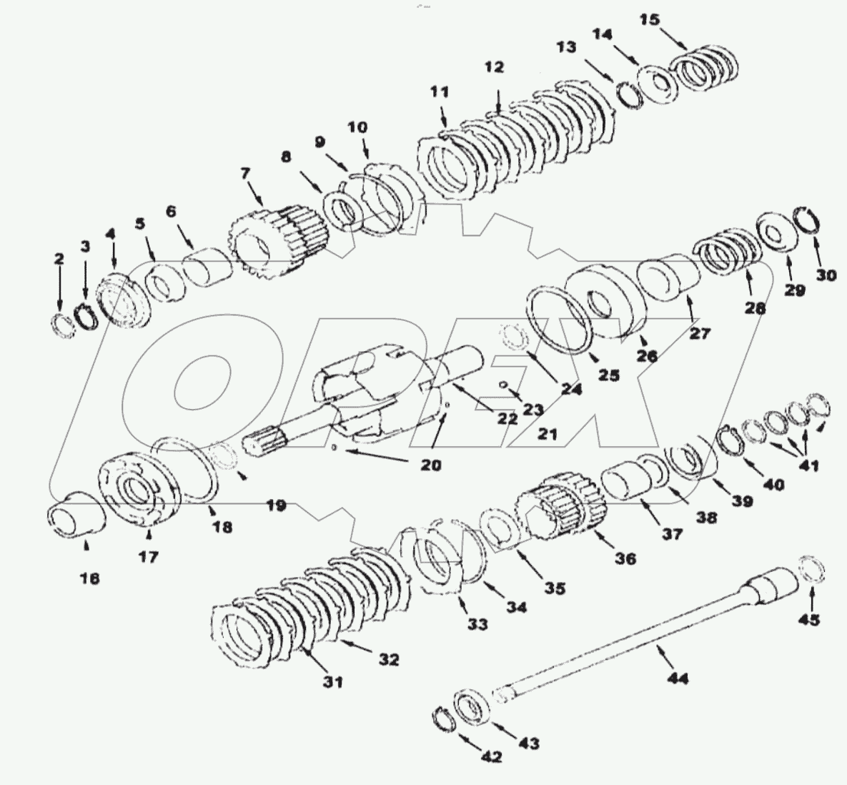  ВХОДНОЙ ВАЛ / 4 ПРИВОД КОЛЕС