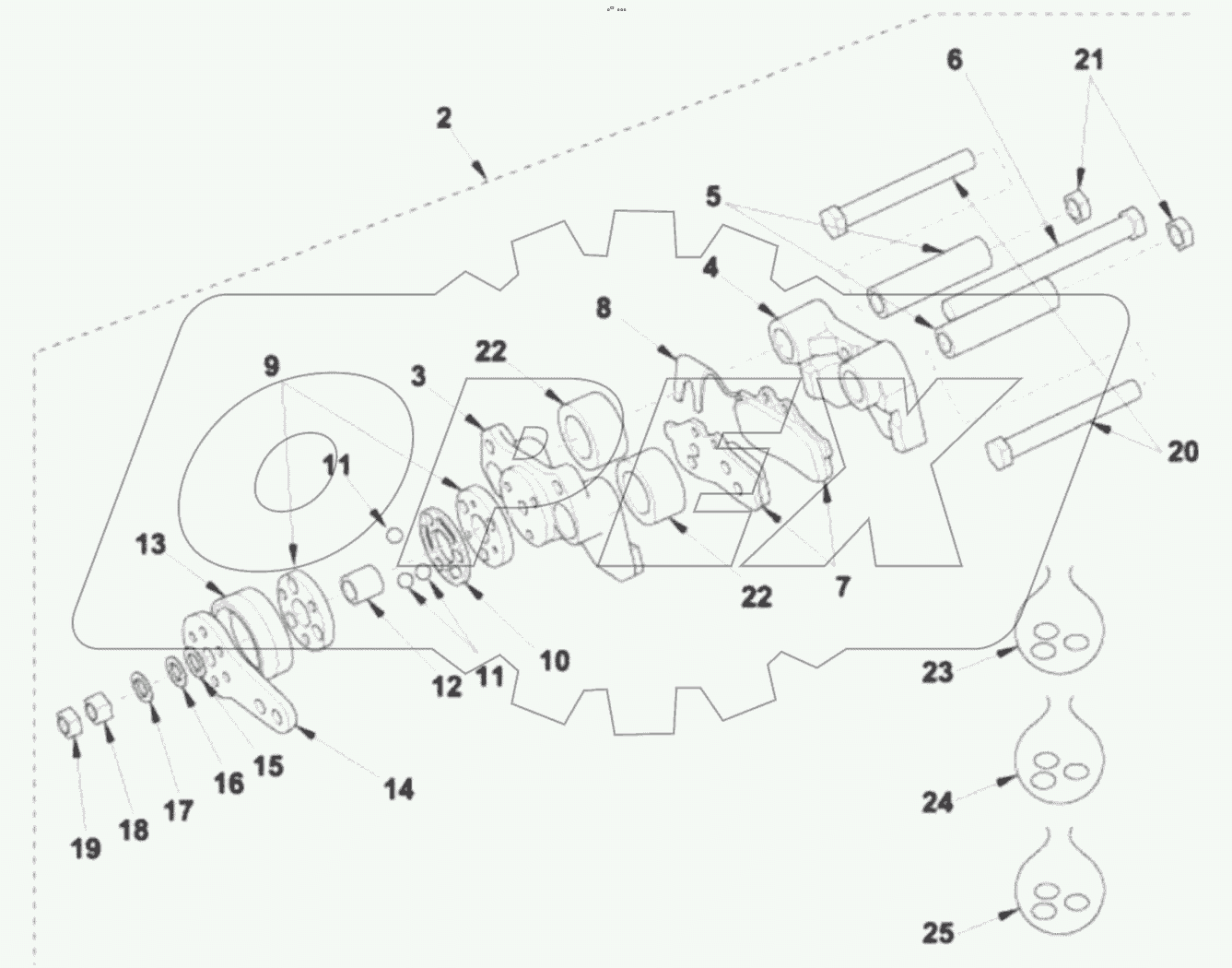  СУППОРТ ТОРМОЗА