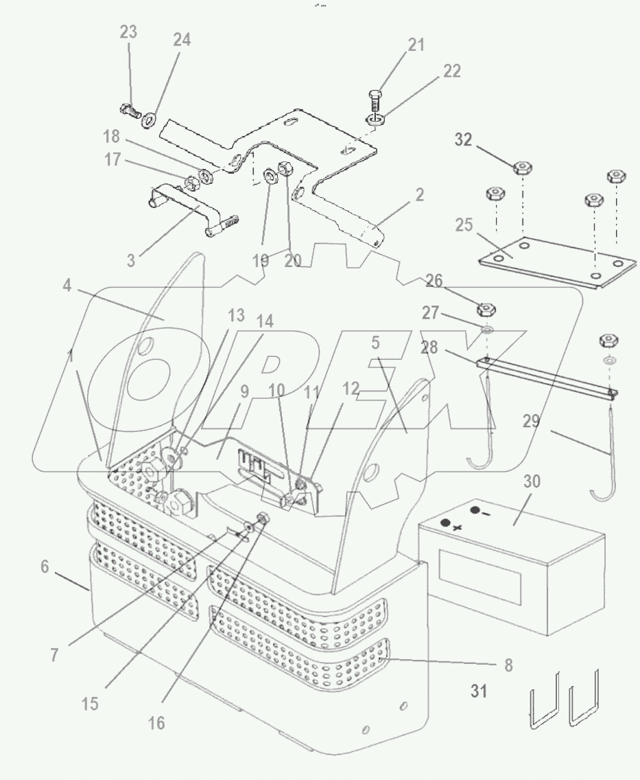  АККУМУЛЯТОРНЫЙ ОТСЕК
