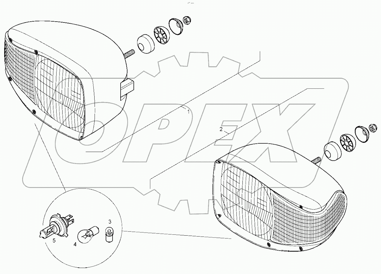  ПЕРЕДНИЕ ФАРЫ ОСВЕЩЕНИЯ