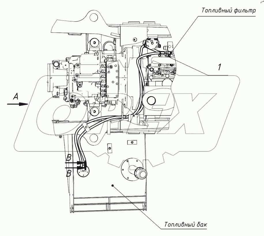  Топливная система. 831.17.07.00.000