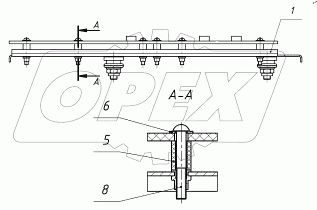  Установка платы. 825-00-01.06.000