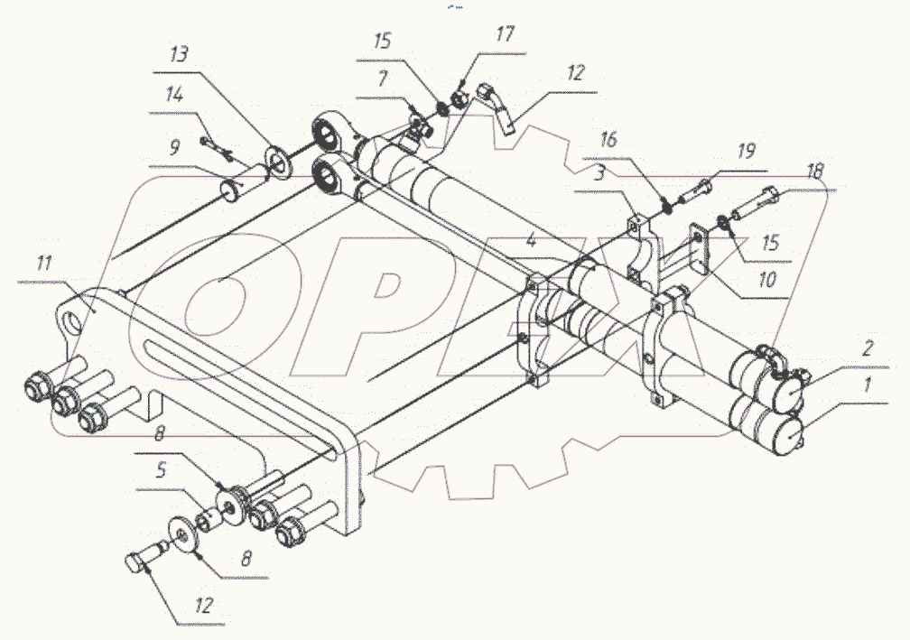  Механизмы смещения экскаваторного оборудования